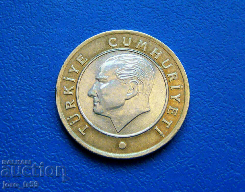 Turcia 1 lira /1 lira/ 2022 cu preț € 0.46 | 0.90 BGN