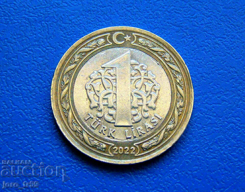 Turkey 1 lira /1 Lira/ 2022