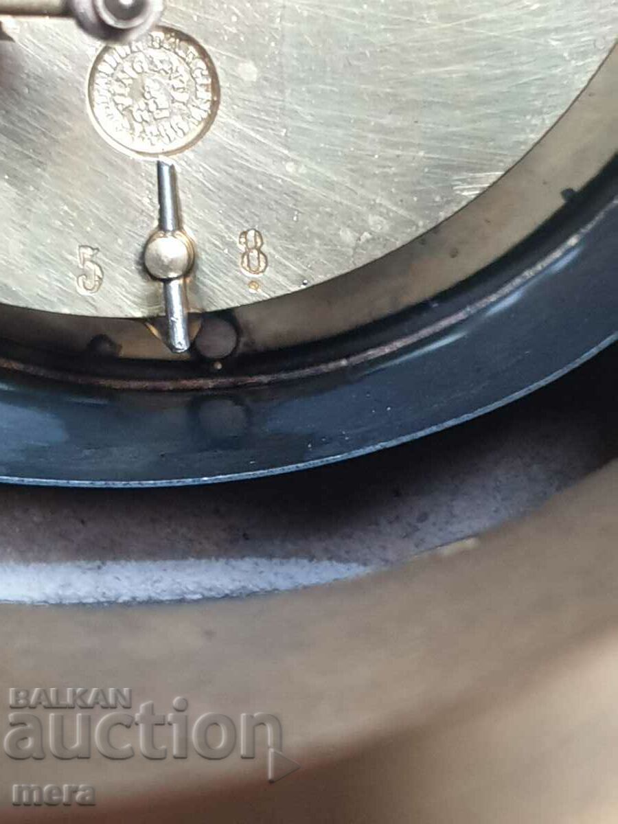 Beautiful antique marble mantel clock - 7