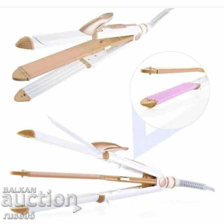 Livrarea Presa de par 3 in 1 "Muhler HS-373" alb noua