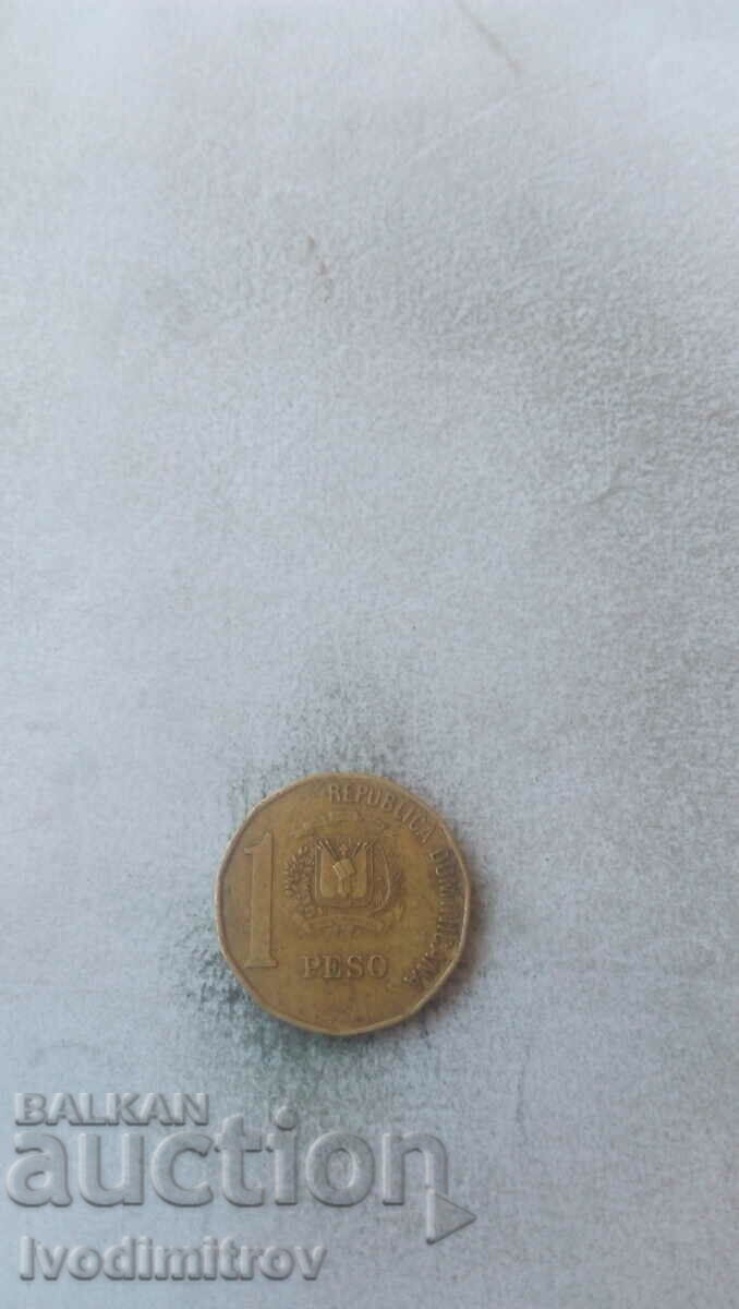 Δομινικανή Δημοκρατία 1 πέσος 2002