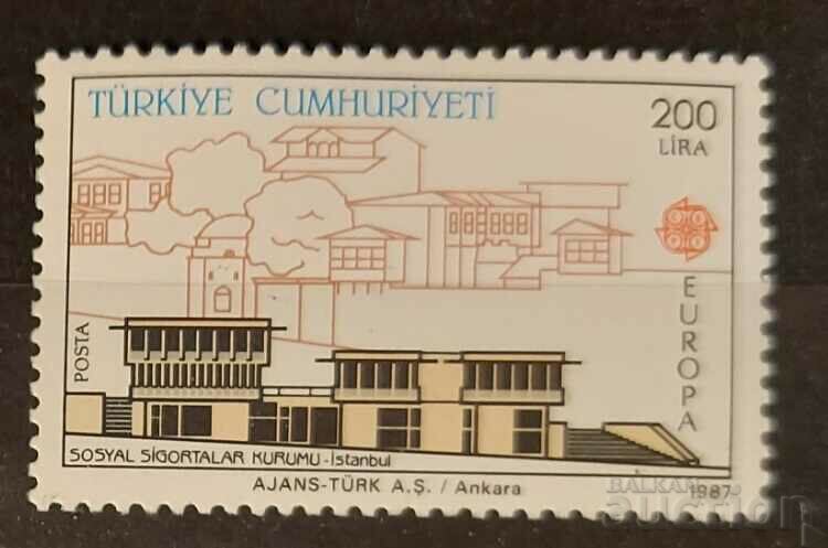 Turkey 1987 Europe CEPT Buildings MNH