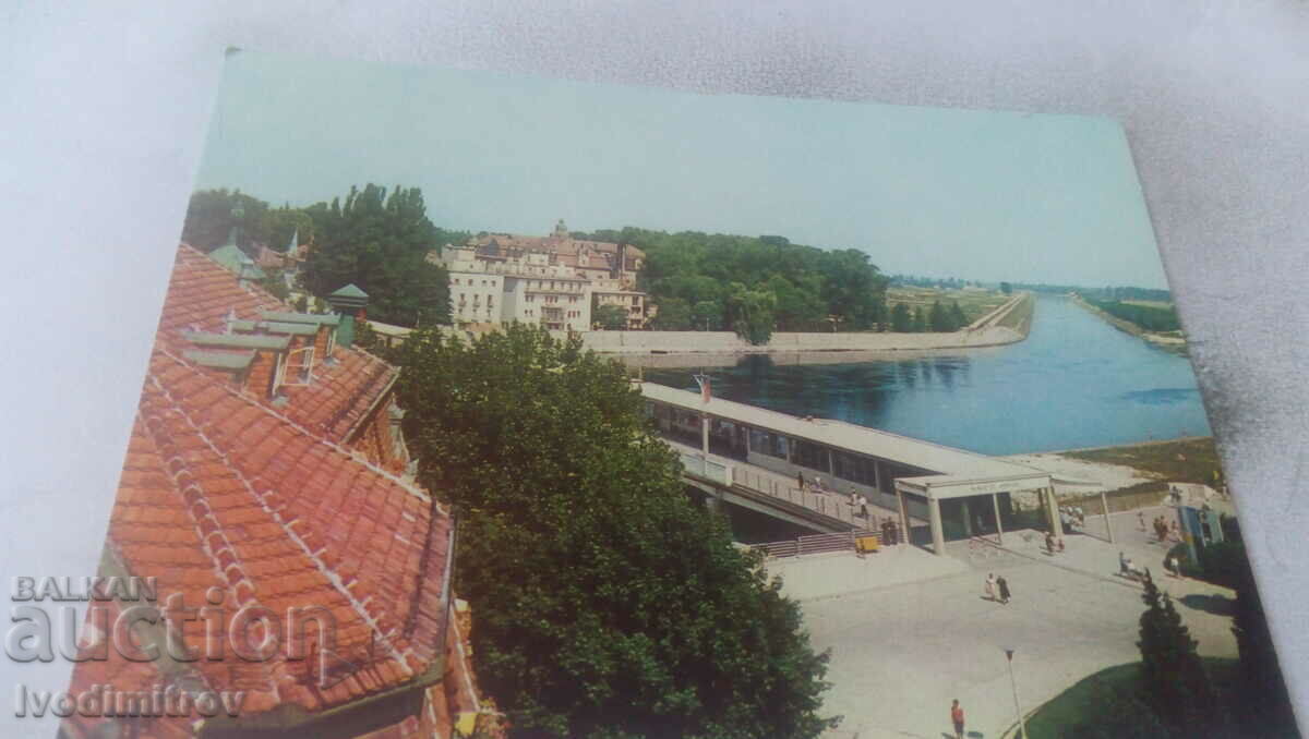 Καρτ ποστάλ State Spa Piestany Colonnade-Bridge