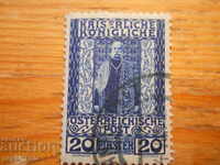 stamp - Austria "King Franz Joseph" - 1908