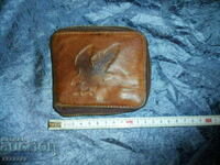 old genuine leather wallet