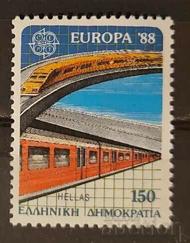 Гърция 1988 Европа CEPT Локомотиви MNH