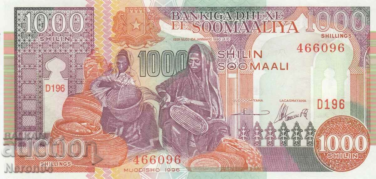 1000 de șilingi 1996, Somalia