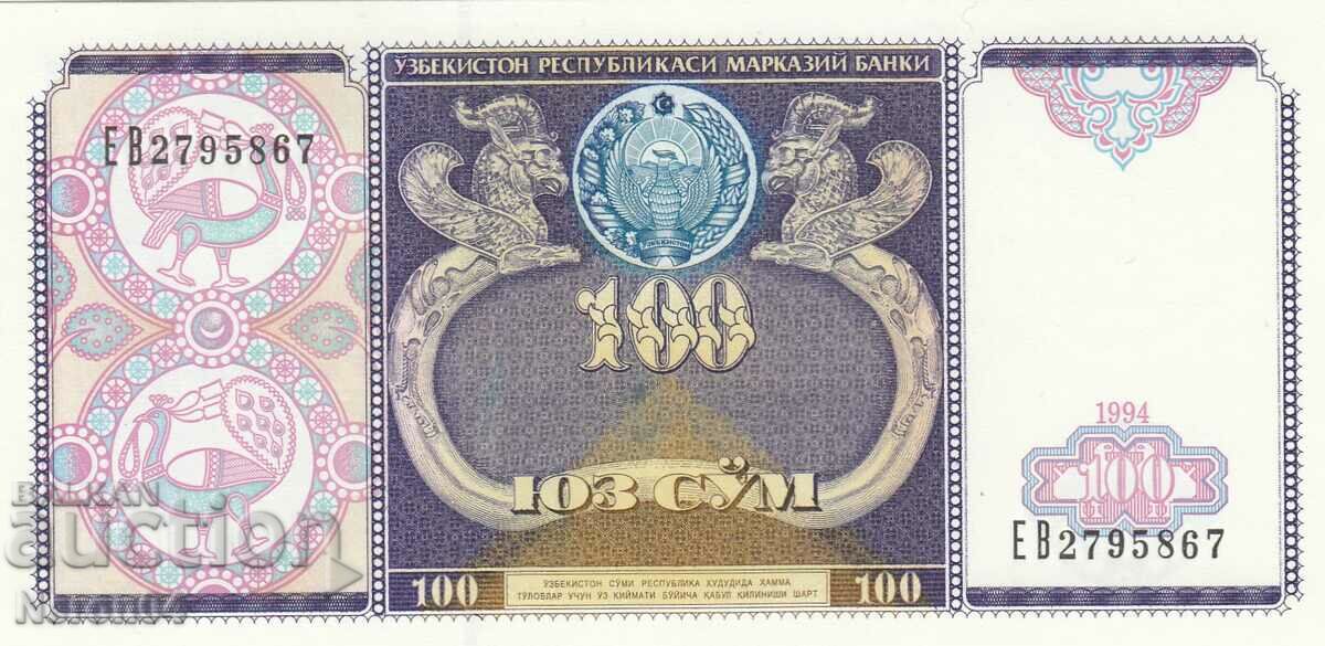 100 сома 1994, Узбекистан