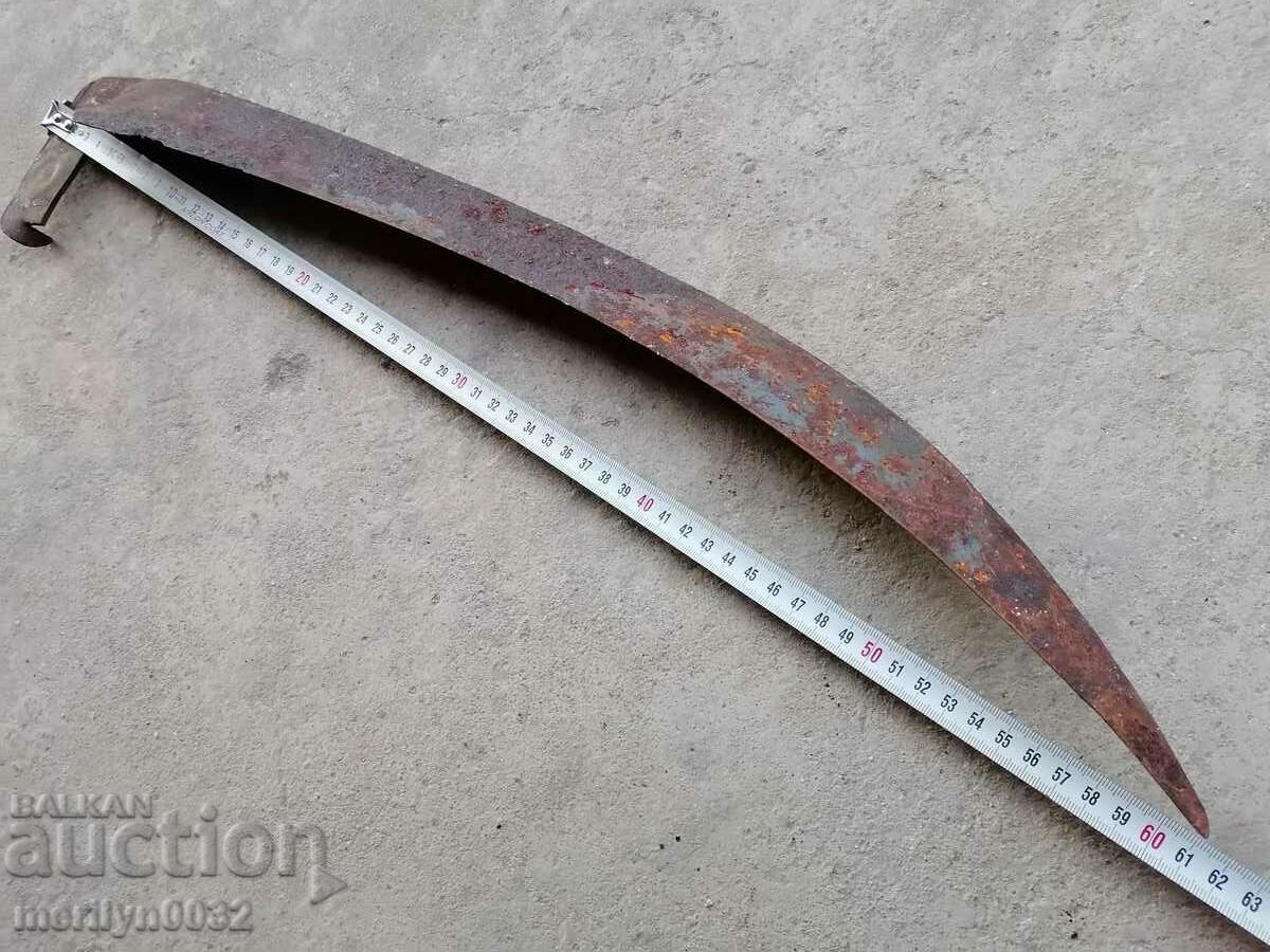 Auction Old forged mowing hair, wrought iron USSR Auction Old forged mowing hair, wrought iron USSR