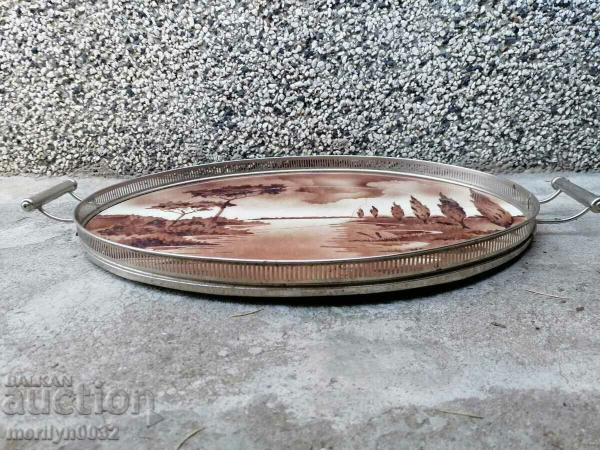 Czech porcelain tray, porcelain, tray, service with price 39.00 BGN | € 19.94 Czech porcelain tray, porcelain, tray, service with price 39.00 BGN | € 19.94