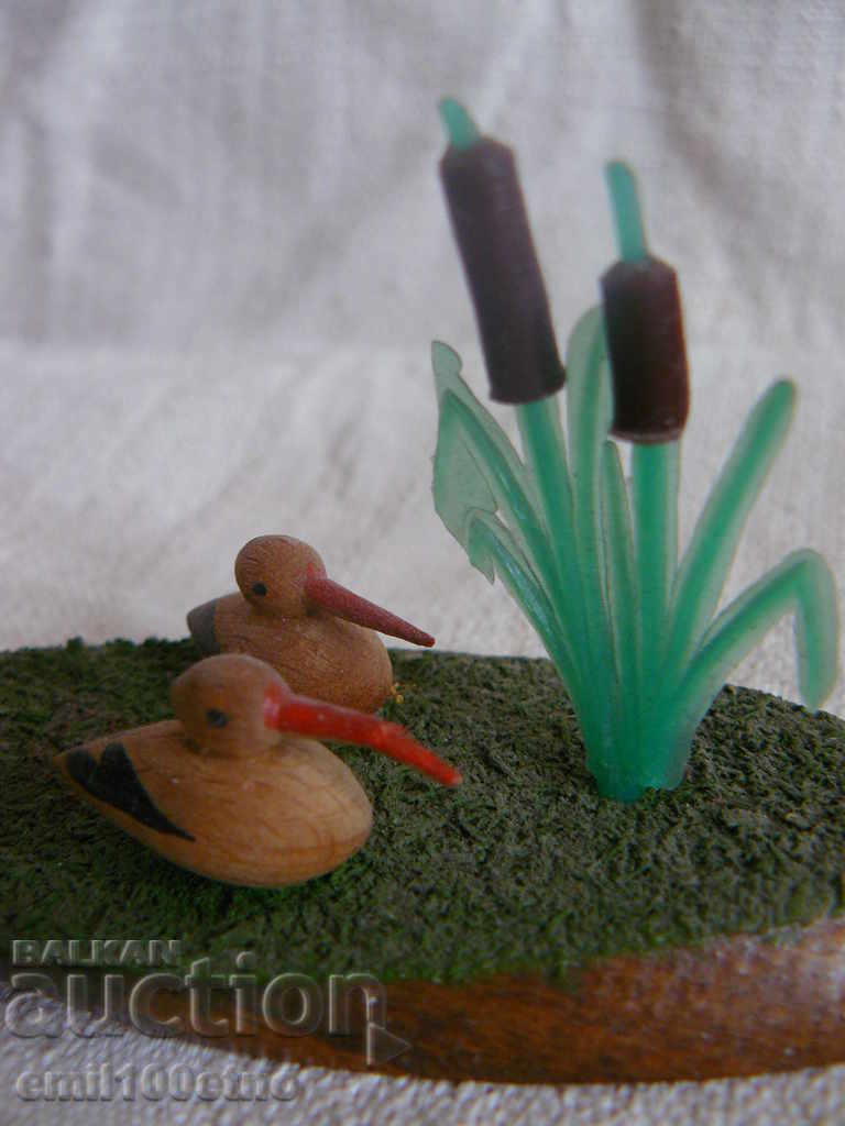 Souvenir figurine - Stork with small-tree and plastic BZNS Troyan with price 7.00 BGN | € 3.58 Souvenir figurine - Stork with small-tree and plastic BZNS Troyan with price 7.00 BGN | € 3.58