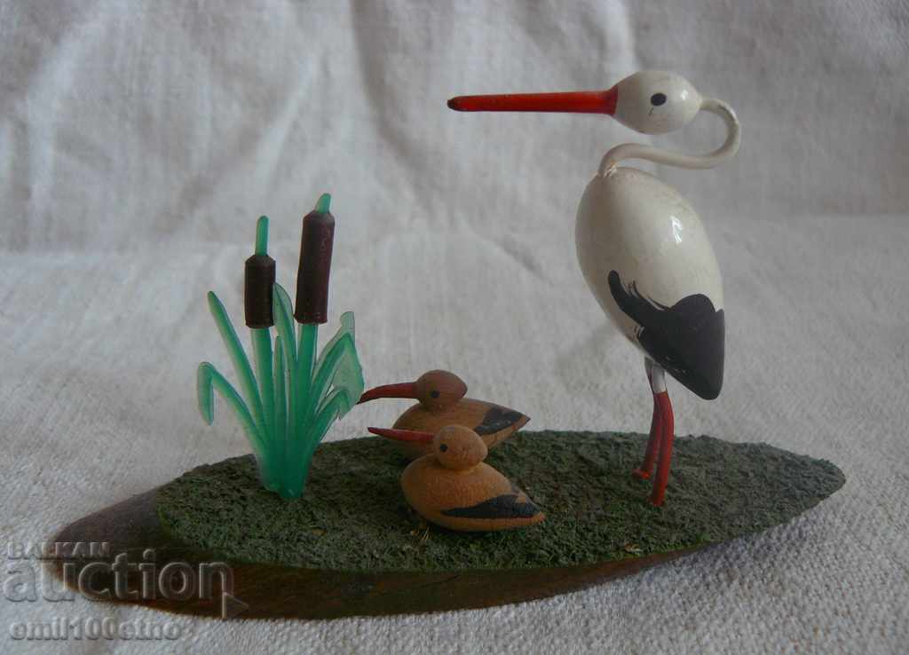 Delivery of Souvenir figurine - Stork with small-tree and plastic BZNS Troyan Delivery of Souvenir figurine - Stork with small-tree and plastic BZNS Troyan