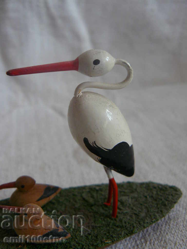 Souvenir figurine - Stork with small-tree and plastic BZNS Troyan - 5 Souvenir figurine - Stork with small-tree and plastic BZNS Troyan - 5