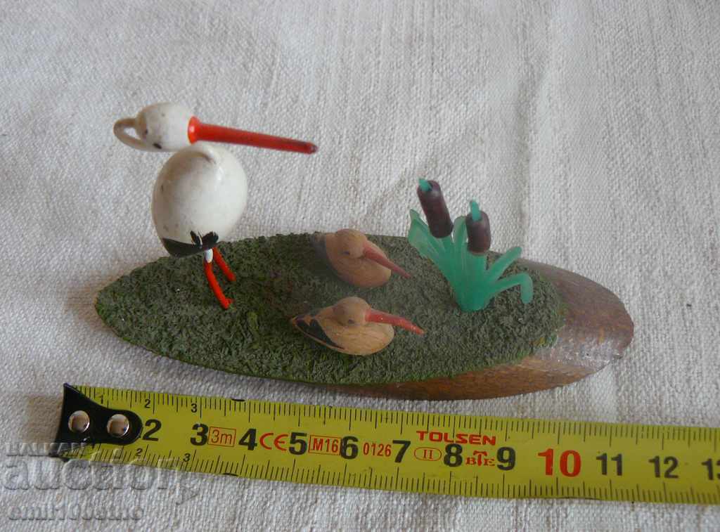 Souvenir figurine - Stork with small-tree and plastic BZNS Troyan - 7 Souvenir figurine - Stork with small-tree and plastic BZNS Troyan - 7