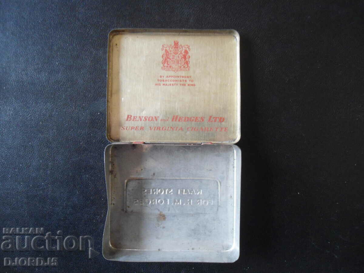 Old metal box, BENSON and HEDGES - 7 Old metal box, BENSON and HEDGES - 7