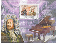 2009 Μοζαμβίκη. 250 χρόνια από τον θάνατο του Georg Fr. Handel. ΟΙΚΟΔΟΜΙΚΟ ΤΕΤΡΑΓΩΝΟ