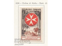 1956. France. Order of Malta - Leprosy Aid.