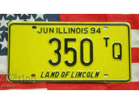 US License Plate ILLINOIS 1994