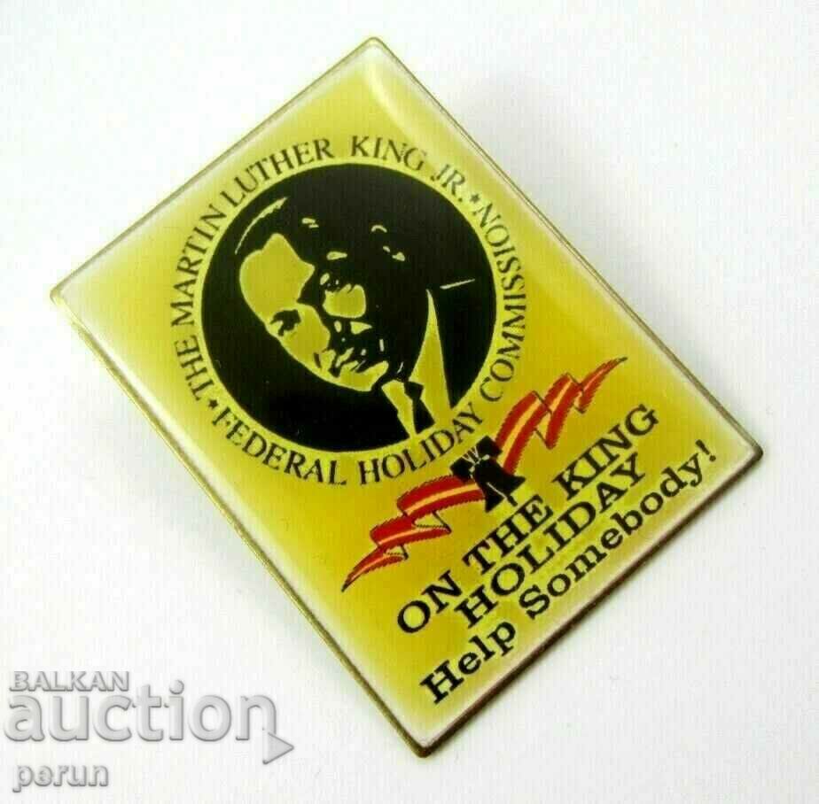 AMERICAN BADGE-MARTIN LUTHER KING-FEDERAL COMMISSION with price 16.99 BGN | € 8.69 AMERICAN BADGE-MARTIN LUTHER KING-FEDERAL COMMISSION with price 16.99 BGN | € 8.69
