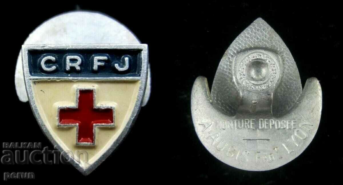 Butoniera veche-Crucea Roșie-Franța-