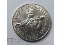 50 шилинга сребро Австрия 1967 - сребърна монета #11