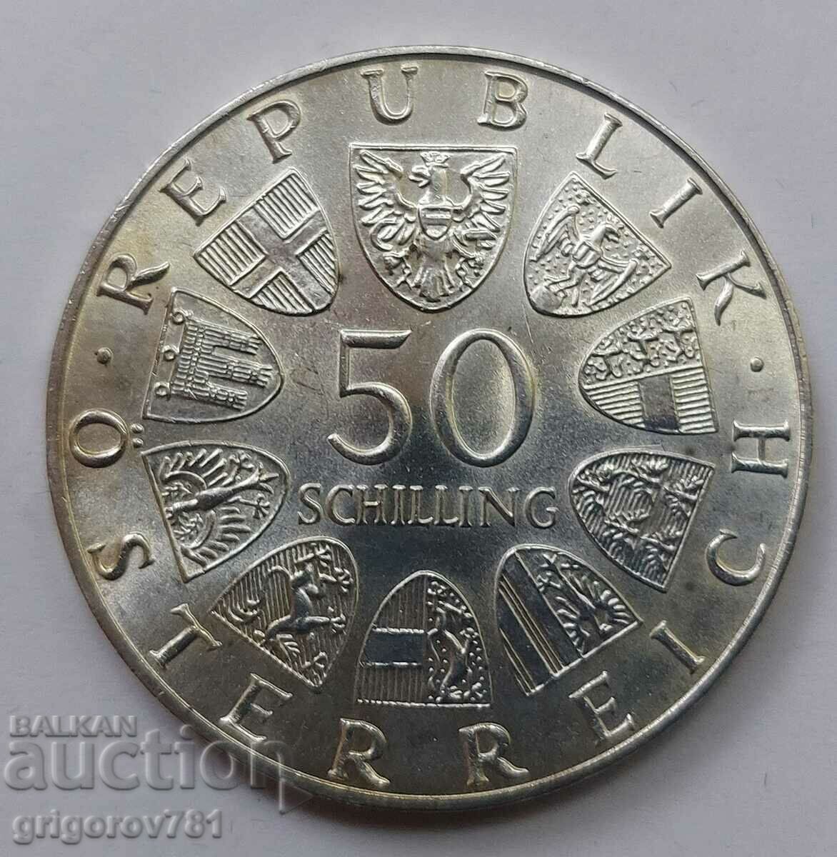 50 Shilling Silver Αυστρία 1974 - Ασημένιο νόμισμα #19 με τιμή € 18.41 | 36.01 BGN