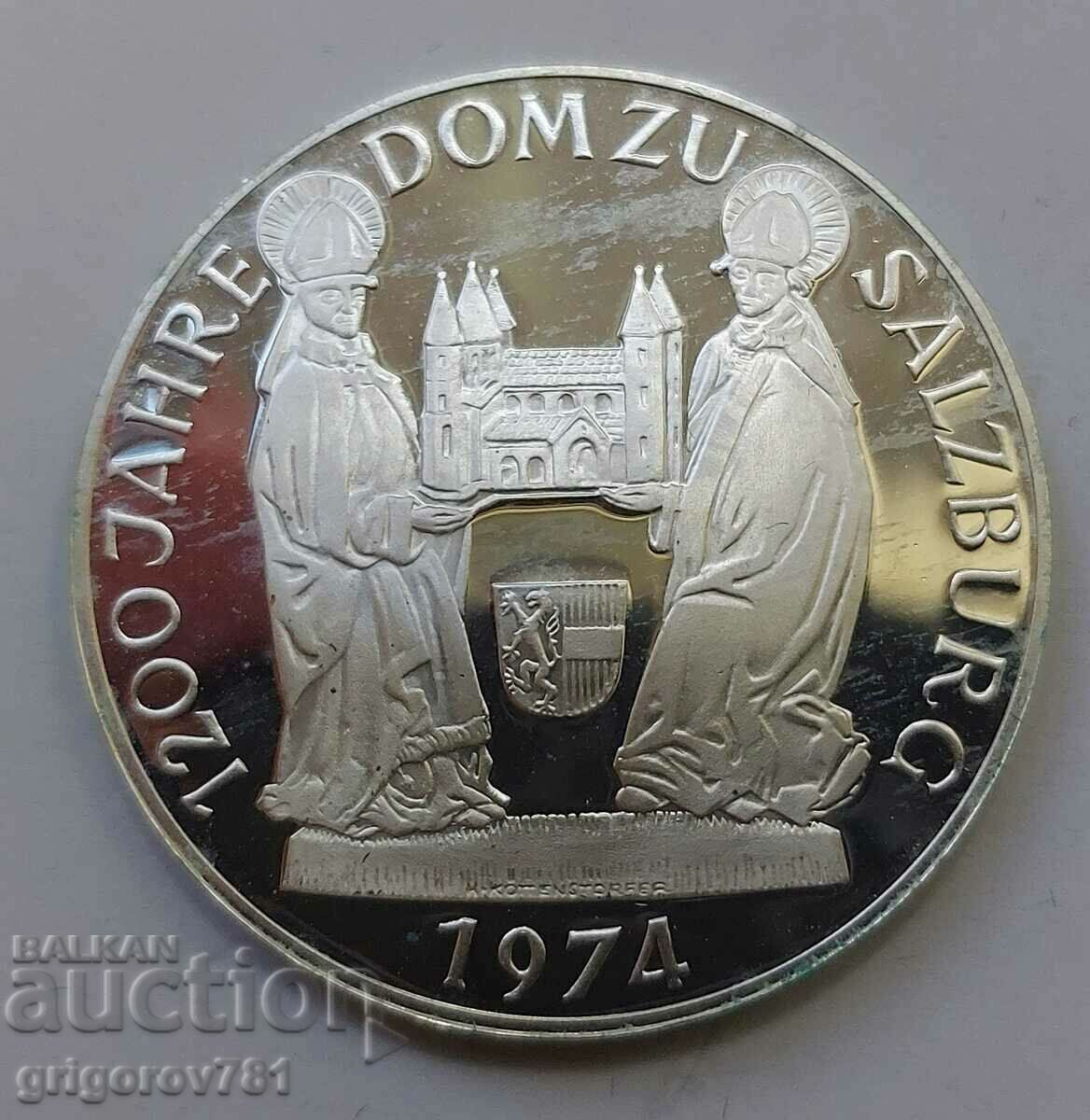 50 Shillings Silver Austria 1974 Proof - Silver Coin #22