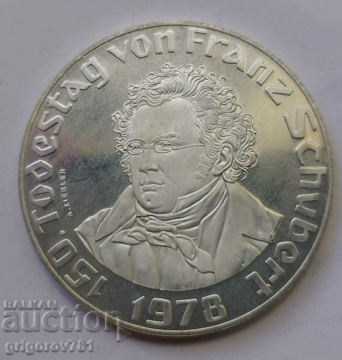50 Shillings Argint Austria 1978 Dovada - Moneda de argint #23