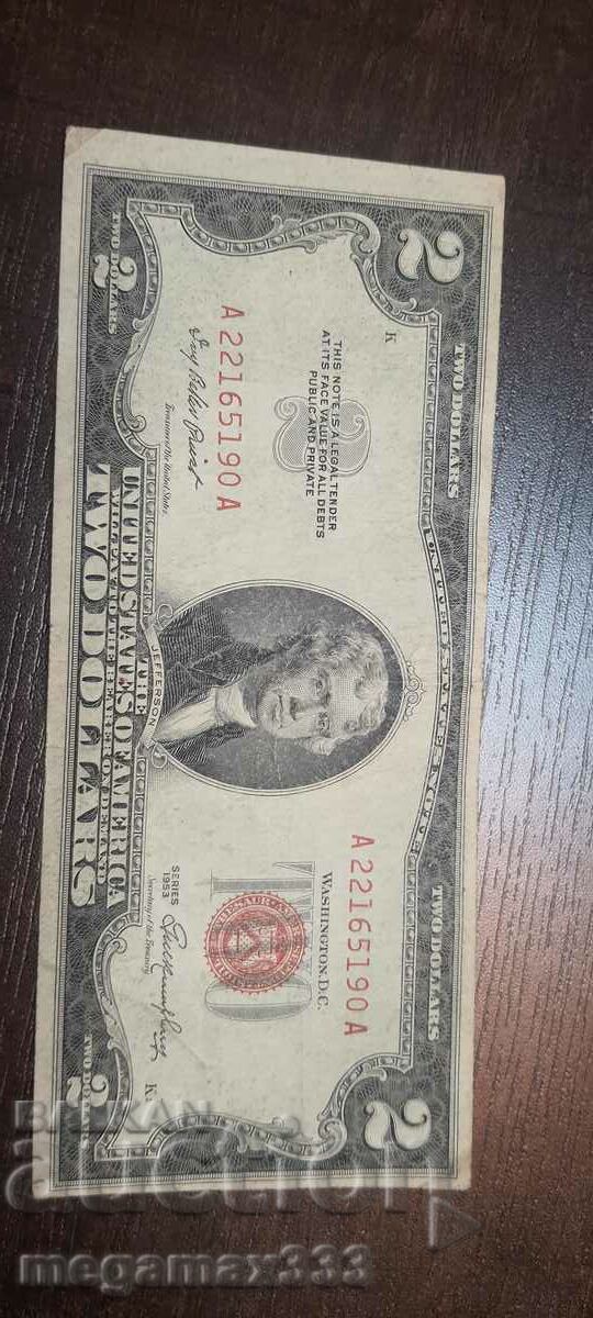 2$ 1953г.САЩ 1953год. 190А