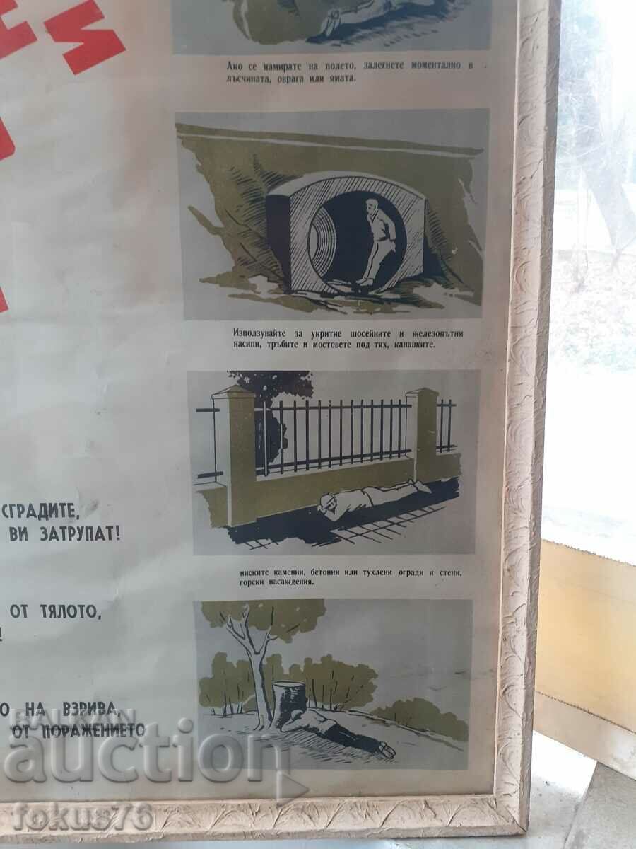 Large poster picture SOC civil defense frame glass - 5 Large poster picture SOC civil defense frame glass - 5