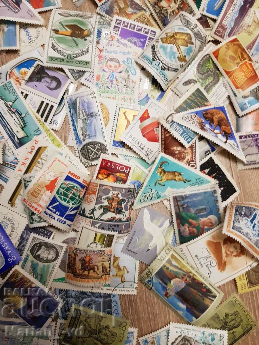 Collection of postage stamps 1020 pieces with price 110.00 BGN | € 56.24 Collection of postage stamps 1020 pieces with price 110.00 BGN | € 56.24