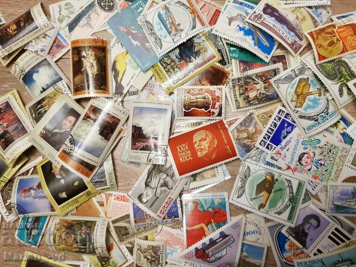 Auction Collection of postage stamps 1020 pieces Auction Collection of postage stamps 1020 pieces