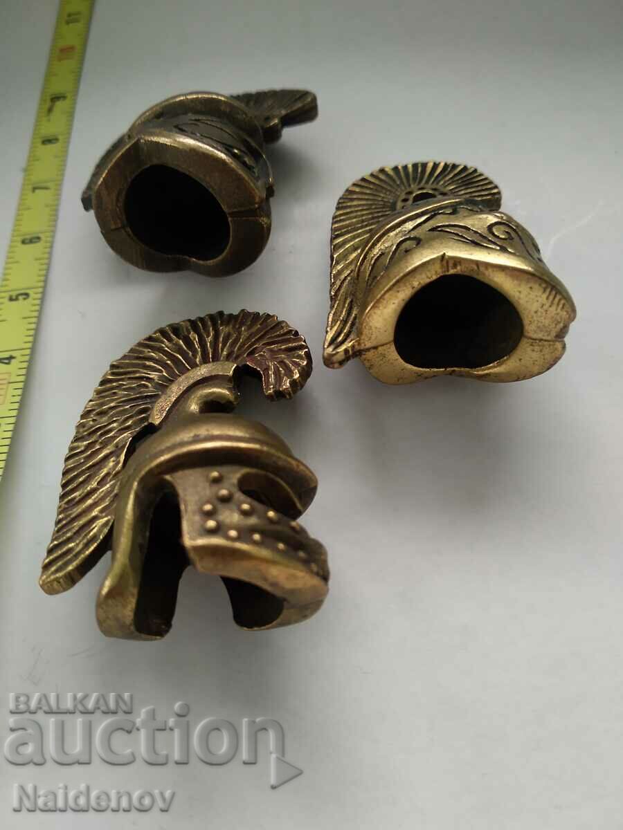 Roman helmet metal lot 3 pcs. with price 19.99 BGN | € 10.22 Roman helmet metal lot 3 pcs. with price 19.99 BGN | € 10.22