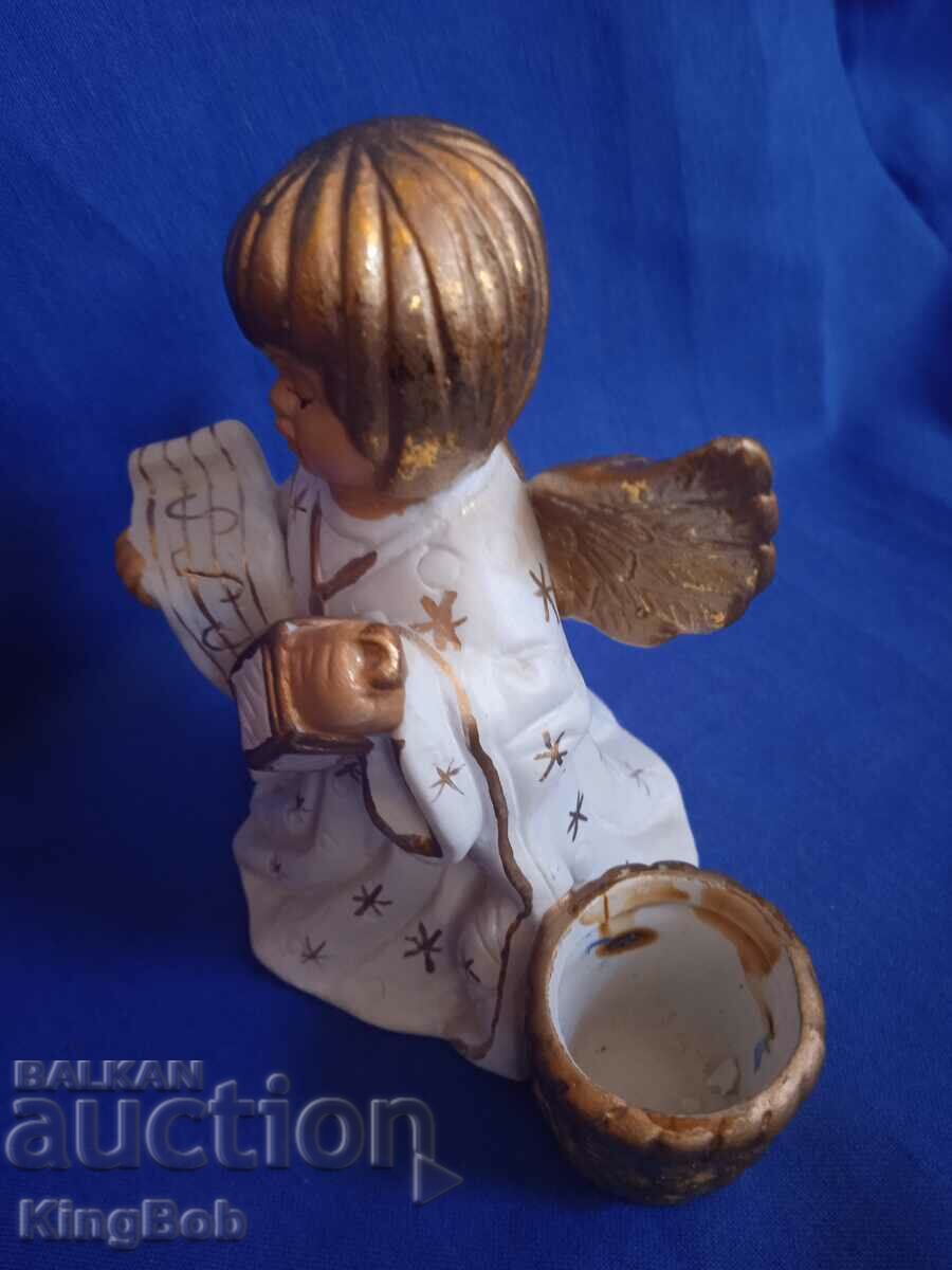 BEAUTIFUL VINTAGE "ANGEL" CANDLE HOLDER - 5 BEAUTIFUL VINTAGE "ANGEL" CANDLE HOLDER - 5