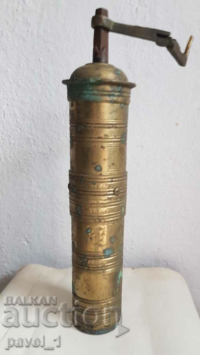 Old Ottoman coffee grinder marked