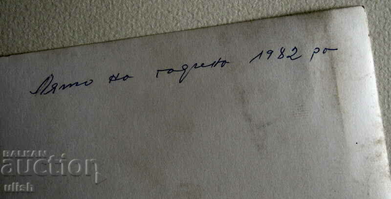 1982 Georgi Ivanov cosmonaut photo photo with price 15.00 BGN | € 7.67