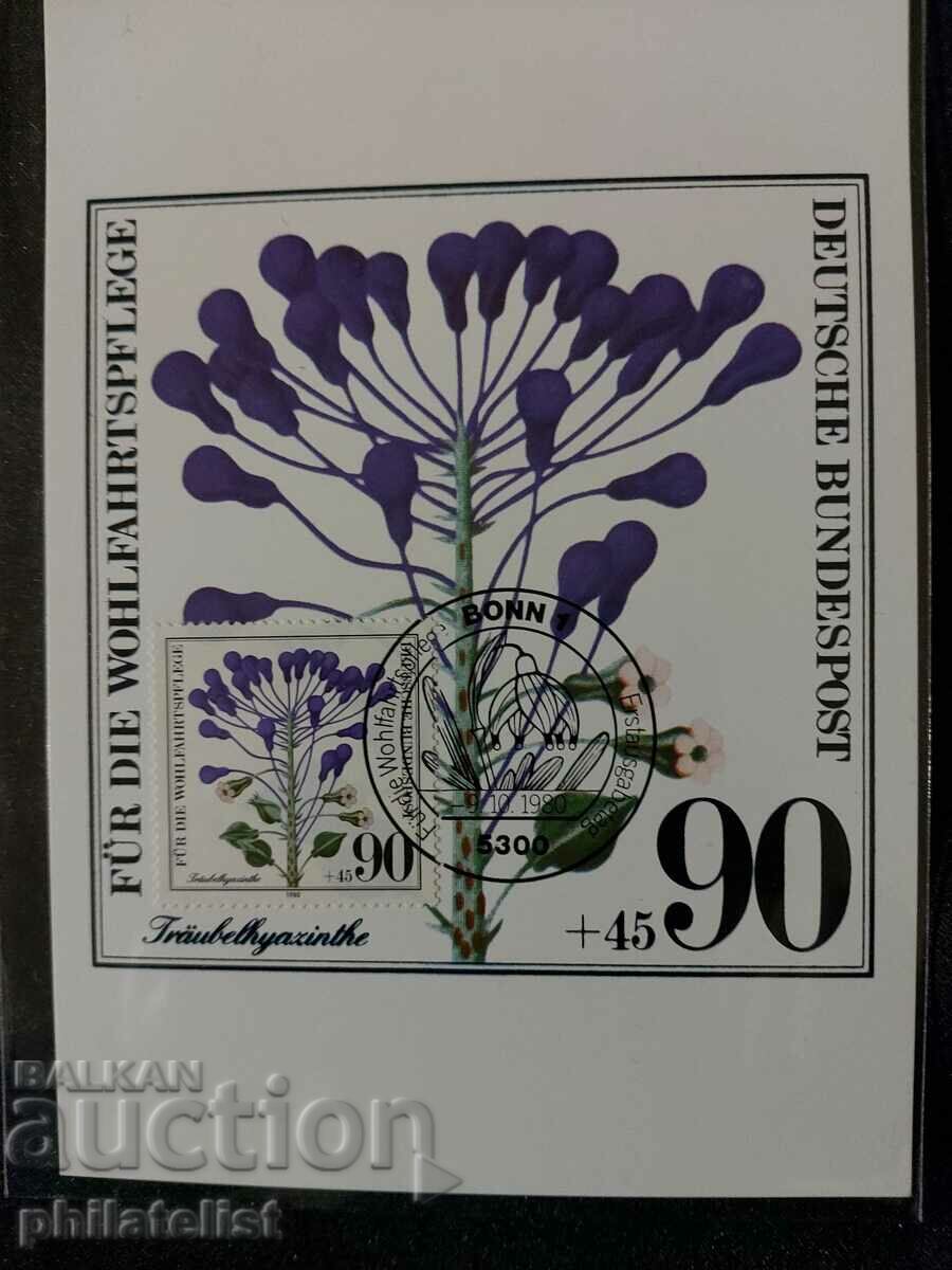 Poșta Germană - 1980 - Card Maximum