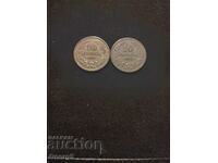2 pcs. 10 cents 1912