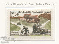 1958. Franţa. Ziua timbrului poștal.