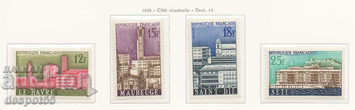 1958. Franţa. Reconstrucție municipală.