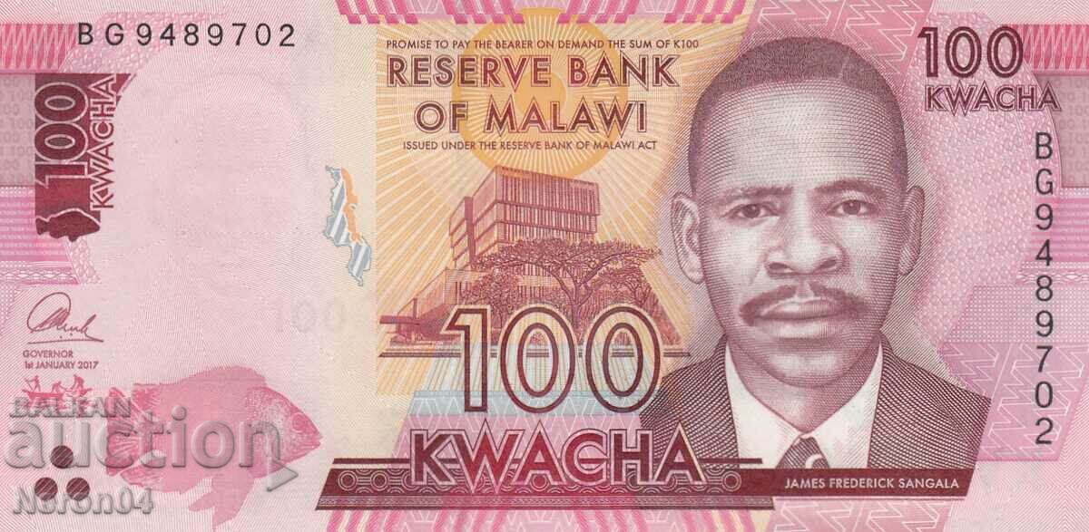 100 Kwacha 2017, Malawi