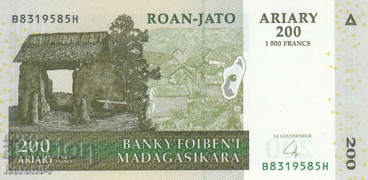 200 Ariary 2004, Madagascar