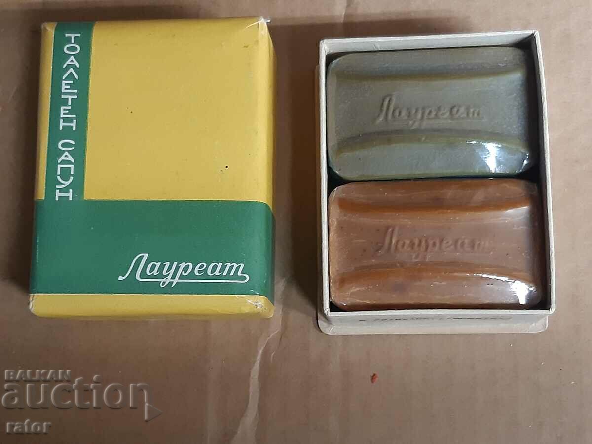 Rare old collector's soap, LAUREATE soaps - socialism with price 15.00 BGN | € 7.67 Rare old collector's soap, LAUREATE soaps - socialism with price 15.00 BGN | € 7.67