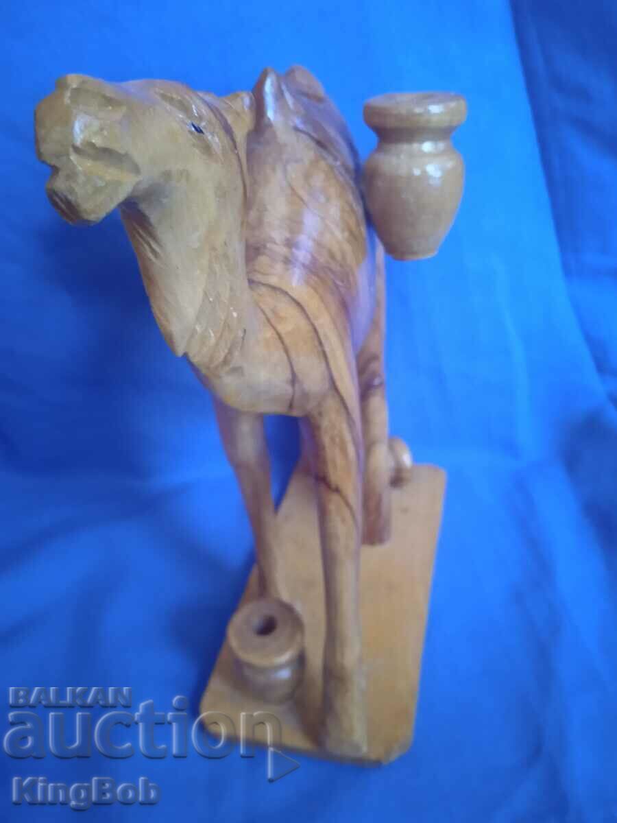 ΕΞΑΙΡΕΤΙΚΗ ΞΥΛΙΝΗ ΑΙΓΥΠΤΙΑΚΗ ΦΙΓΟΥΡΑ ΚΑΜΗΛΑΣ με τιμή 13.00 BGN | € 6.65