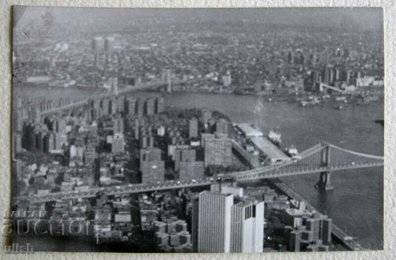 1982 Νέα Υόρκη φωτογραφία του Παγκόσμιου Κέντρου Εμπορίου
