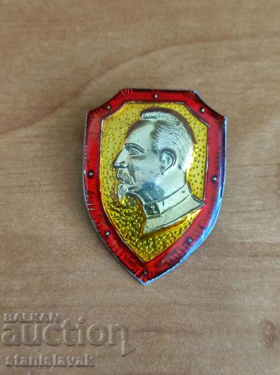 Badge with the image of Felix Dzerzhinsky