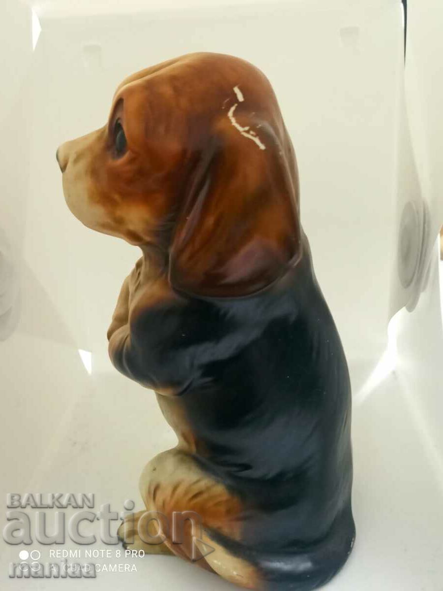 Auction Porcelain dog Import England Auction Porcelain dog Import England