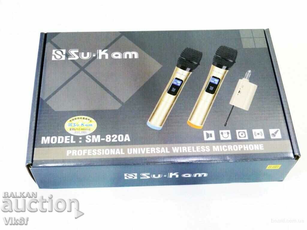 2 SM-820A wireless microphones - 6 2 SM-820A wireless microphones - 6