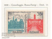 1958. Franța. Twinning de la Roma și Paris.