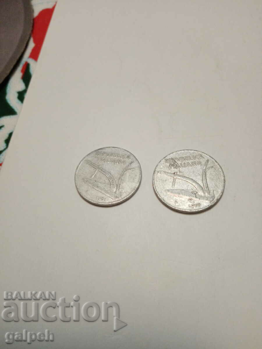 ITALY - LOT 200,100,50,10 LIRI - 9 pcs. - BGN 5 - 6 ITALY - LOT 200,100,50,10 LIRI - 9 pcs. - BGN 5 - 6